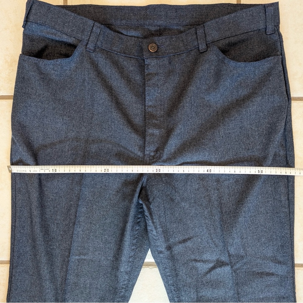 Vintage Great Western Garment Company Blue Grey Women’s Slacks Pants - Picture 7 of 13